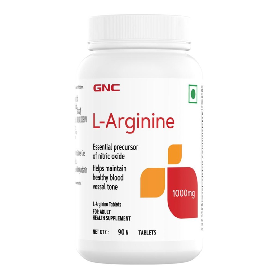 Buy GNC LArginine 1000 mg 90 Tabs Online at Buyceps