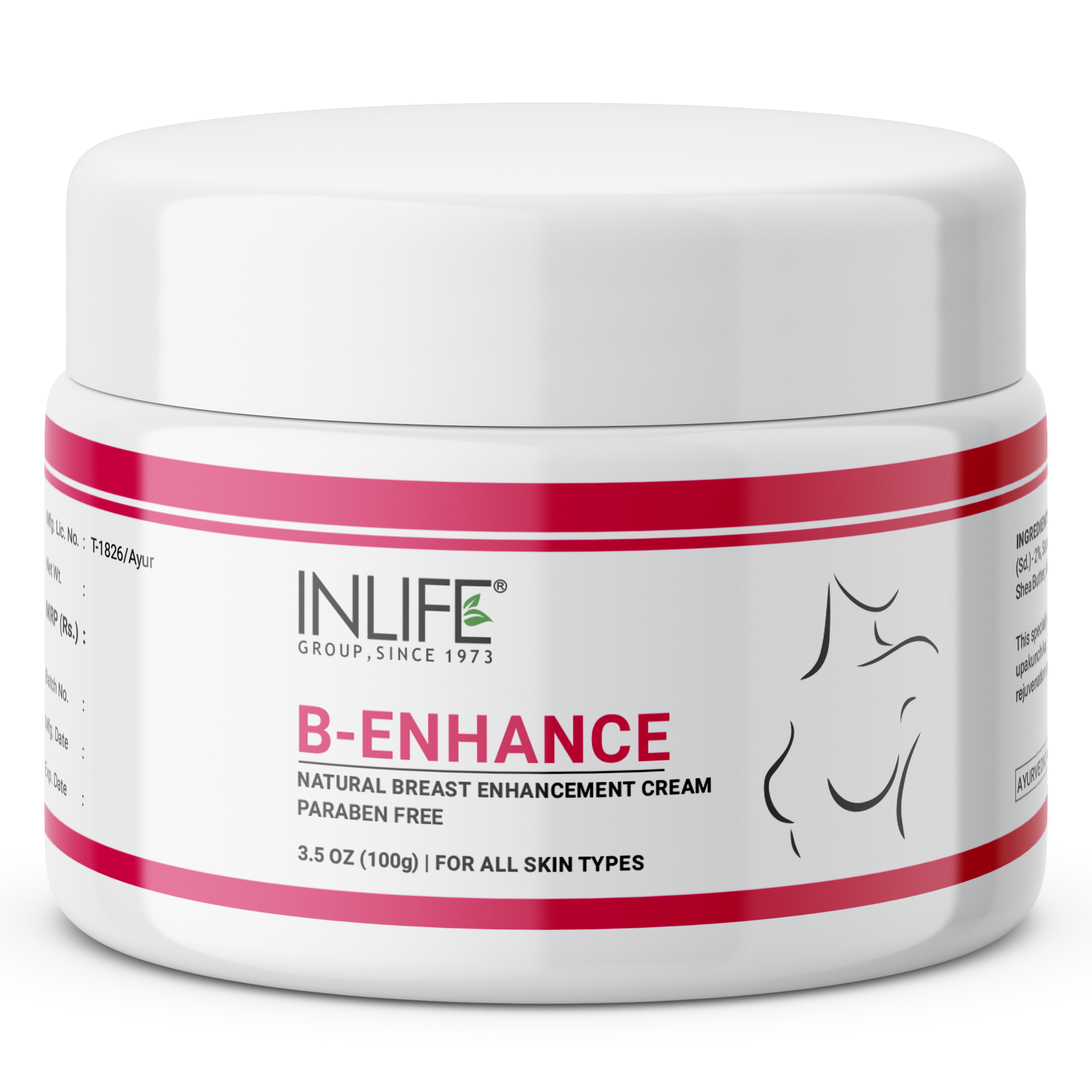 INLIFE Natural Breast Enlargement Cream 100g