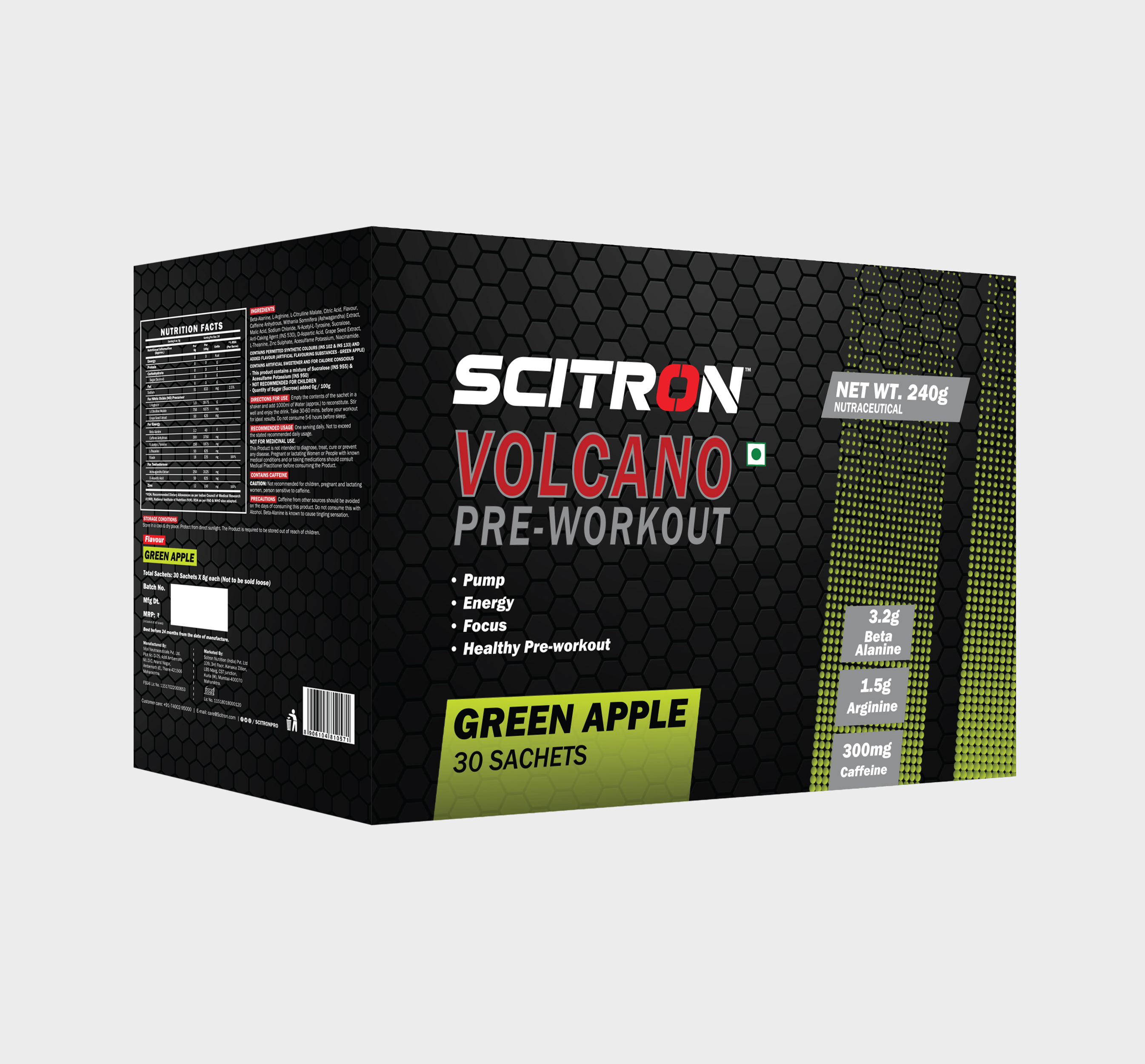 Scitron Volcano PreWorkout